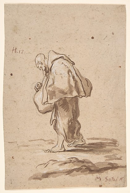 Alessandro Magnasco, Standing Pilgrim Friar