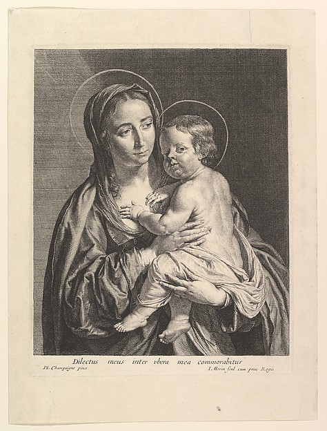 Jean Morin, La Vierge a l'enfant
