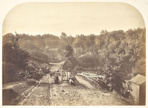 Roger Fenton, Cottages at Hurst Green