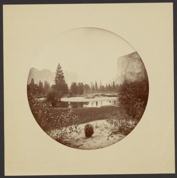 Carleton Watkins, Down the Valley, Yosemite