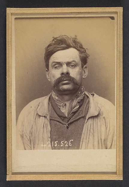 Alphonse Bertillon, Birilay. Henri, Marc, Julien. 46 ans, né à Chartres (Eure & Loir). Journalier. Anarchiste. 11/3/94.