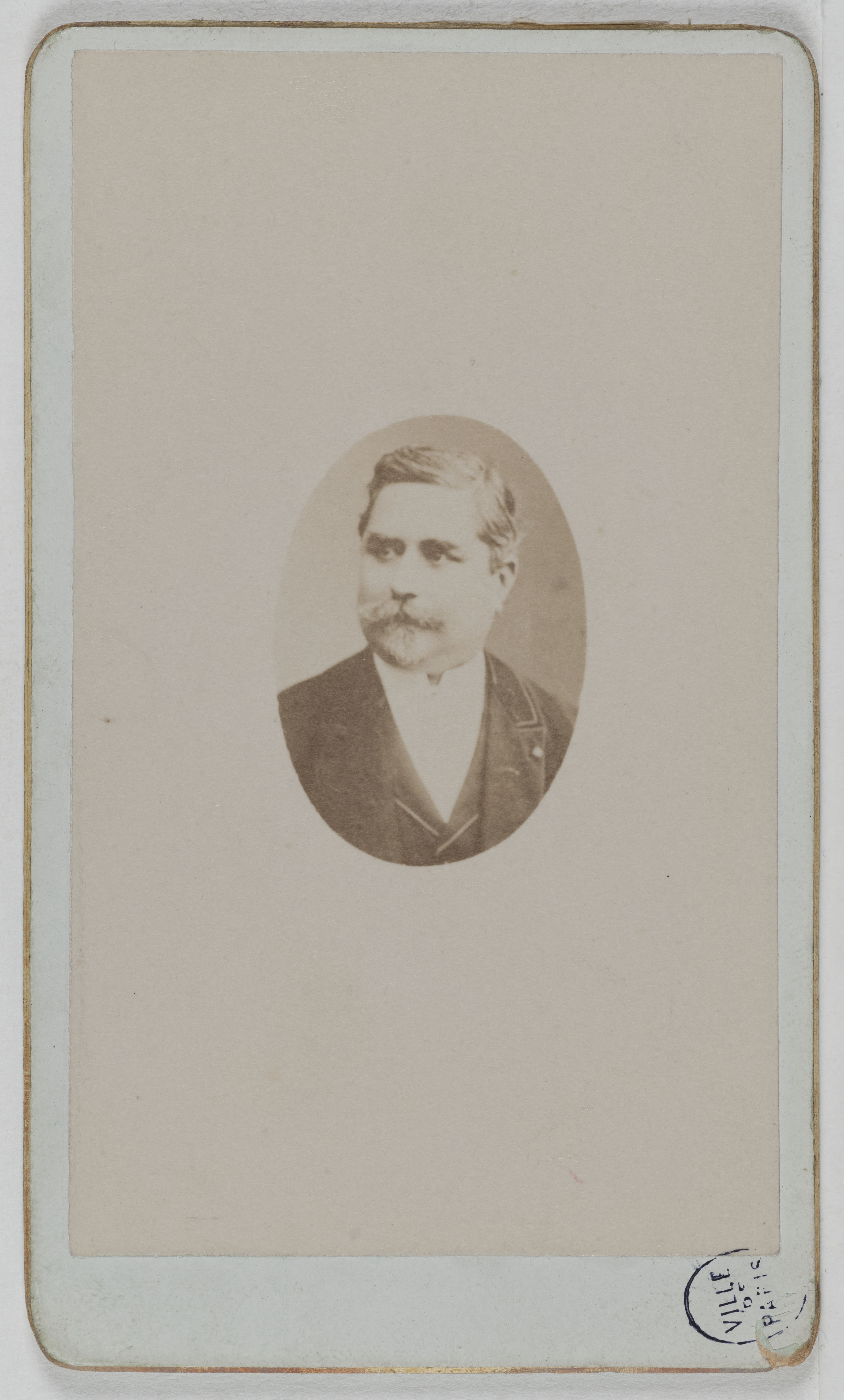 Anonyme, Portrait de Levayer Paul, (conservateur du musée Carnavalet)