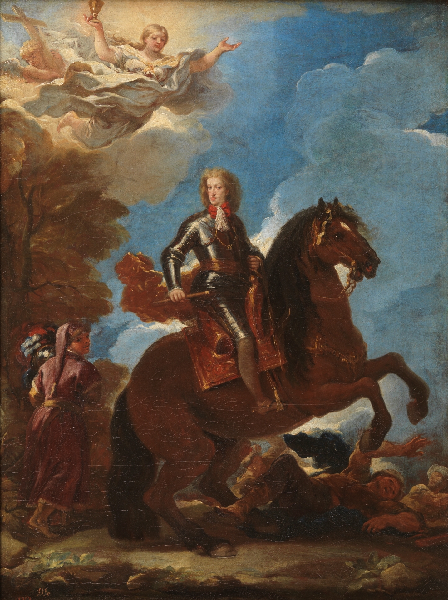 Luca Giordano, Charles II, King of Spain, on Horseback