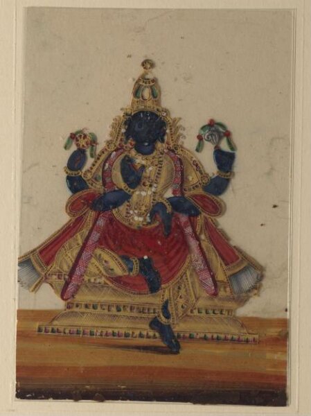 Unknown, One of twelve paintings of Hindu deities.