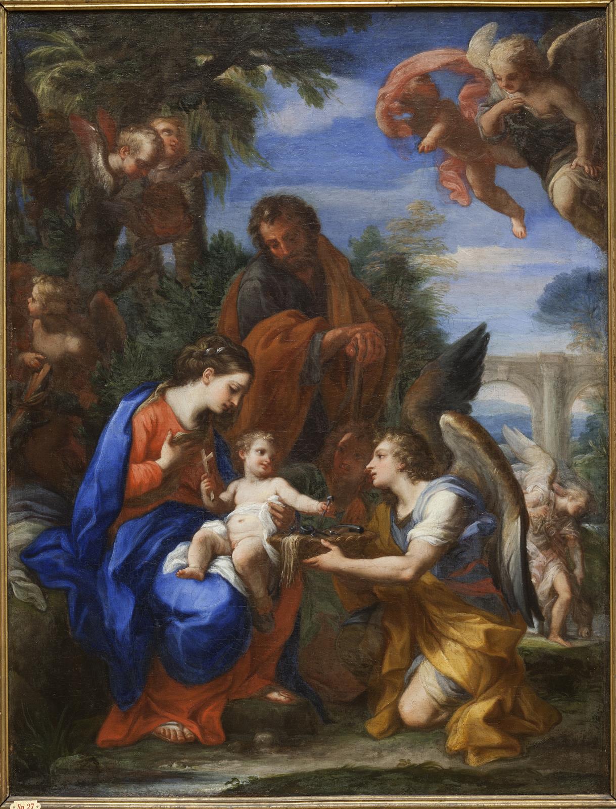 Giuseppe Bartolomeo Chiari, Hvilen på flugten til Ægypten