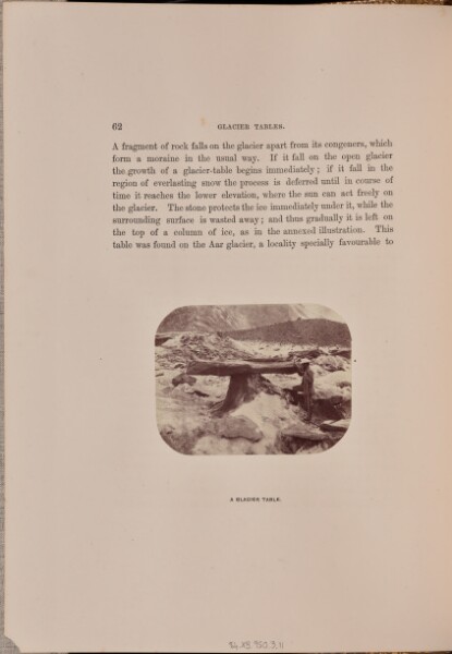 Ernest H. Edwards, A Glacier Table