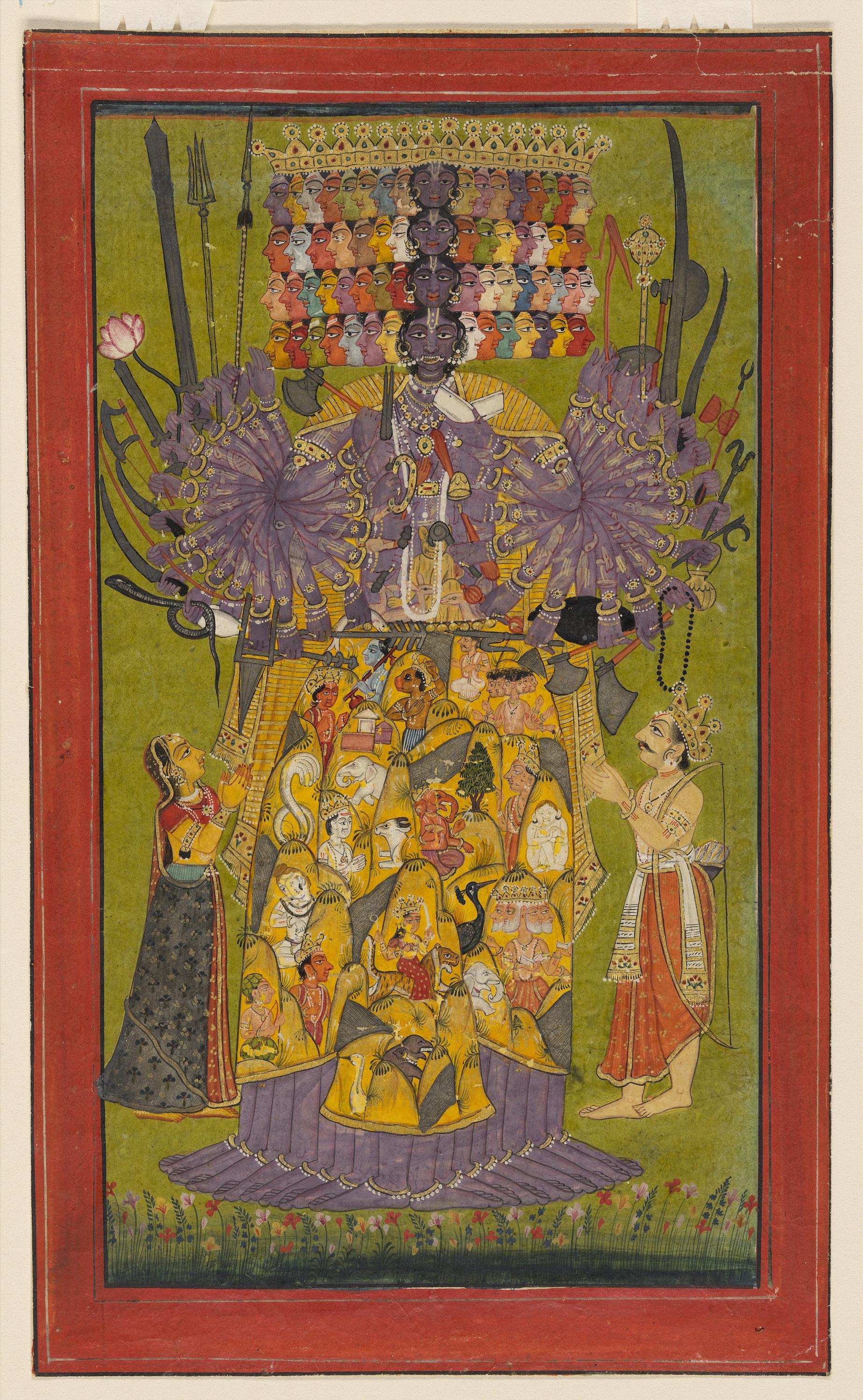 Unknown artist, Krishna Vishvarupa