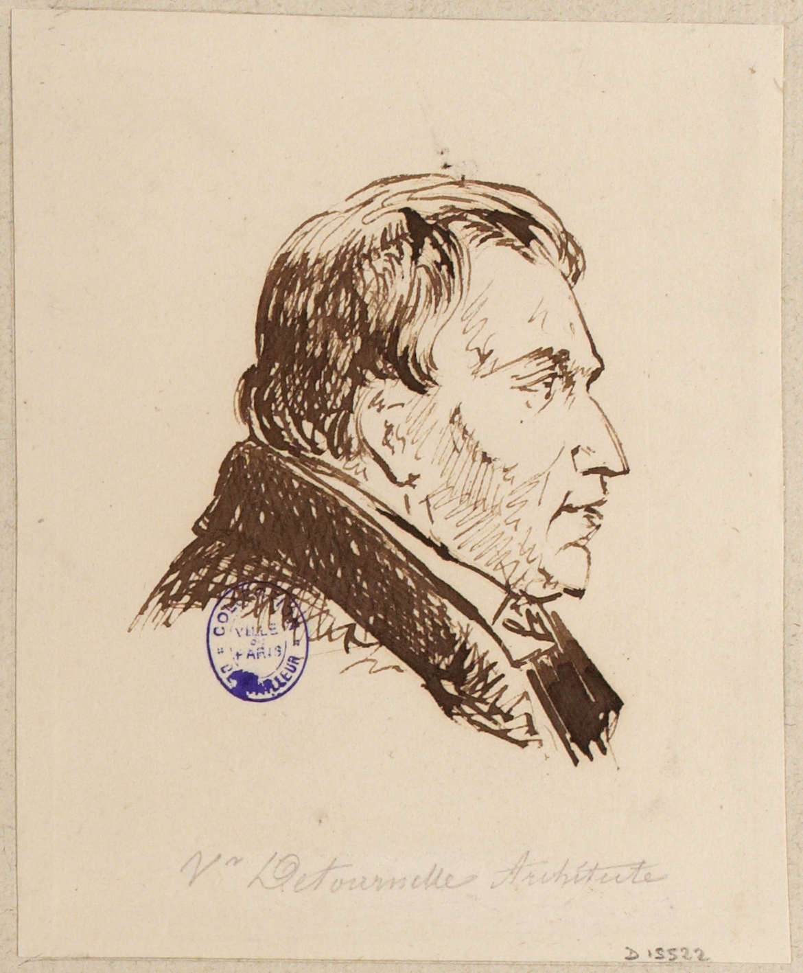 Anonyme, Portrait de l'architecte Victor Detournelle