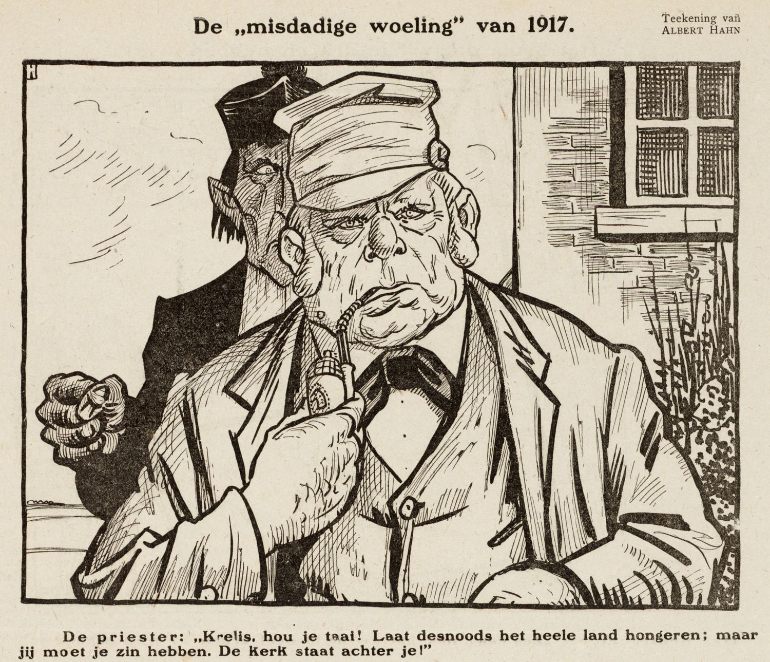 Hahn, Albert,draughtsman., De "misdadige woeling" van 1917