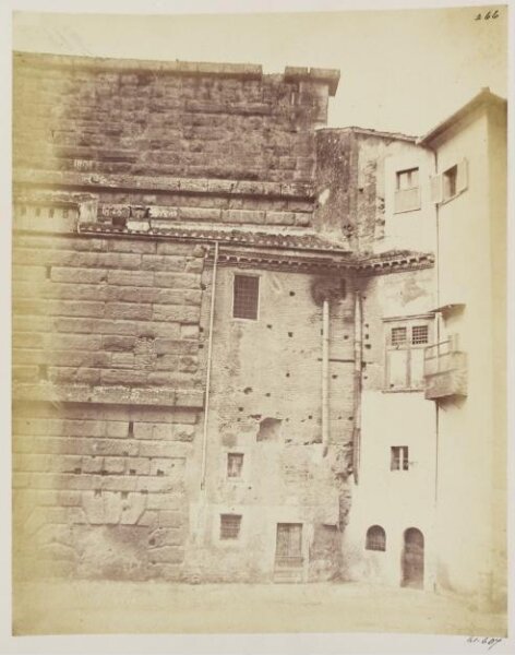 Parker, John Henry, Forums - Wall in the Forum of Augustus, exterior, with medieval alterations.