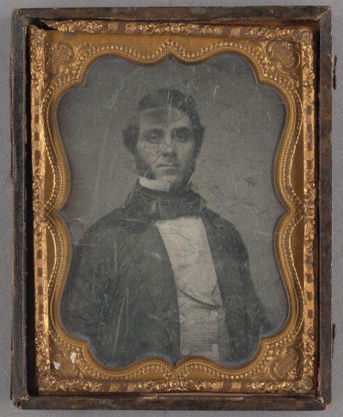 Unknown, [Portrait of a Man with Muttonchop Whiskers]
