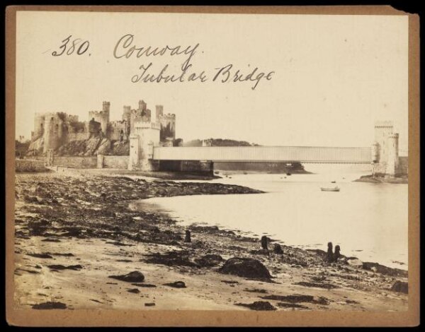 Francis Frith, Conway.  Tubular Bridge