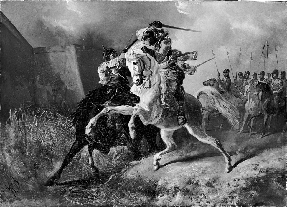 Karel Frederik Bombled, Anno 1591. Tweestrijd tussen Rijhove en een Spaanse krijgsman