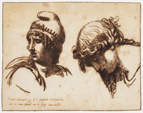Jacques-Louis David, Et kvinde- og et ynglingehoved