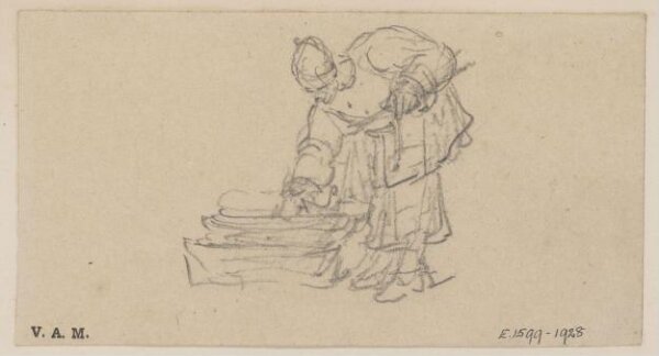 George Chinnery, A stooping Chinese figure