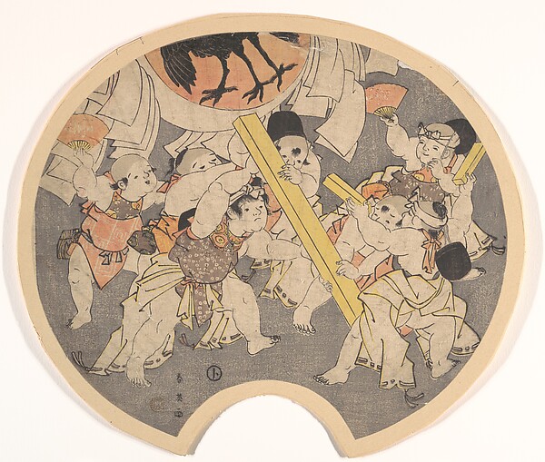 Katsukawa Shun'ei 勝川春英, Children's Lantern Float, Sanno Festival