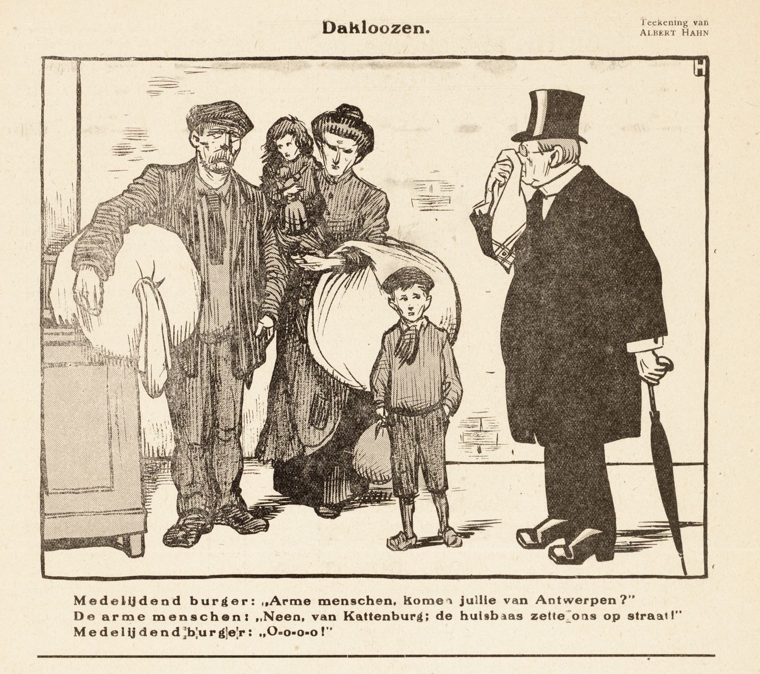 Hahn, Albert,draughtsman., Dakloozen