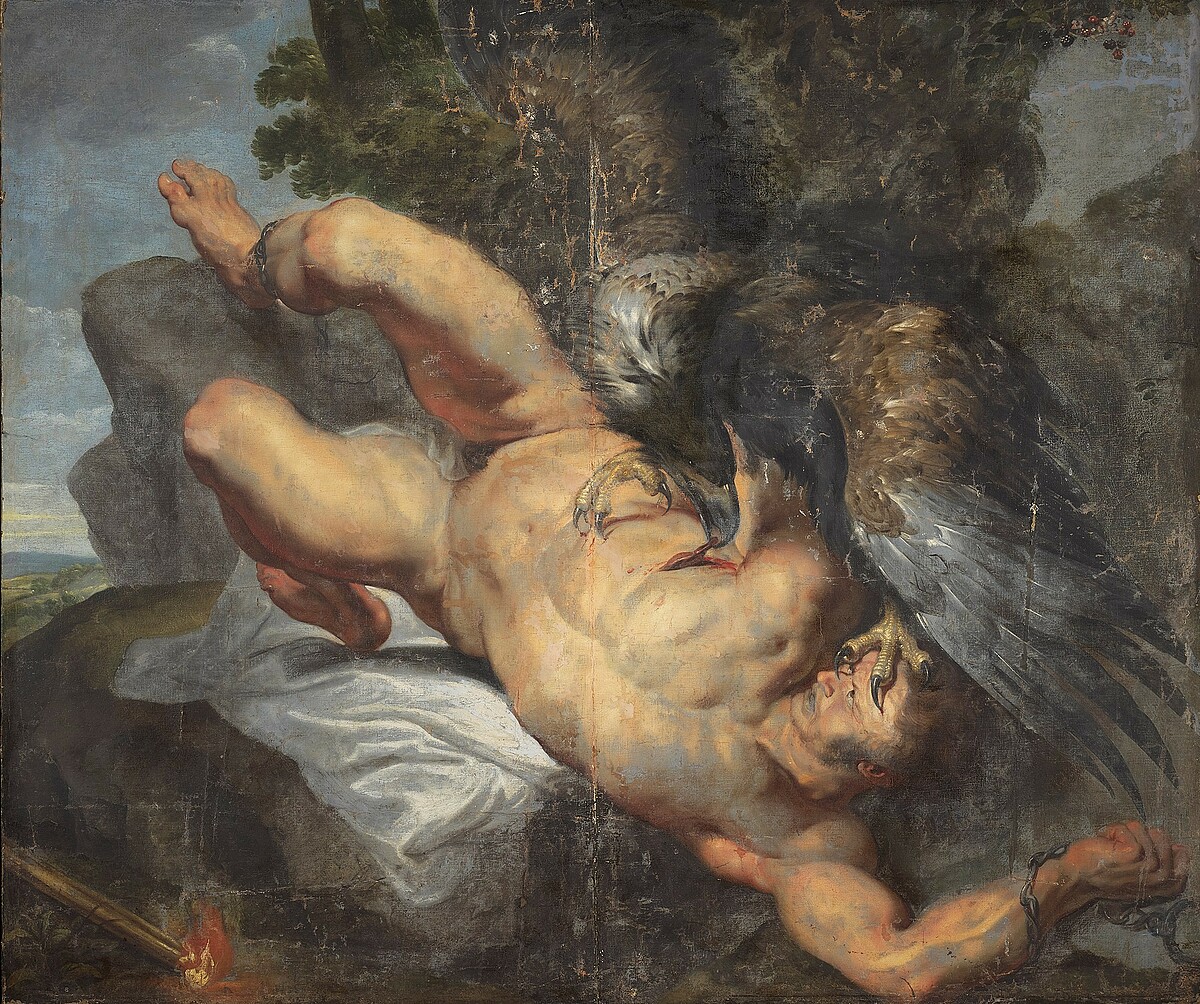 Peter Paul Rubens, Prometheus bound, with Eagle