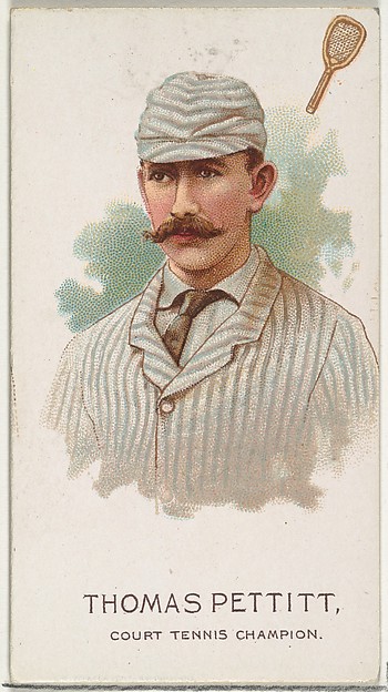 Allen & Ginter, Thomas Pettit, Court Tennis Champion, from World's Champions, Series 2 (N29) for Allen & Ginter Cigarettes