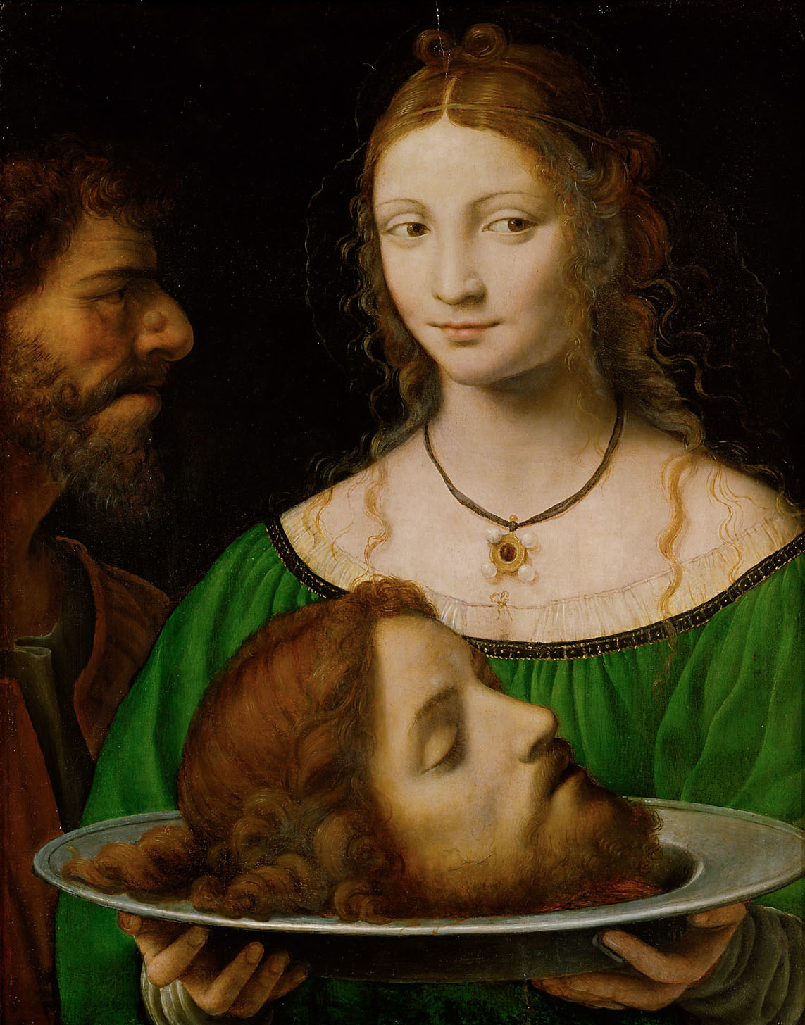 Bernardino Luini, Salome with the Head of John the Baptist