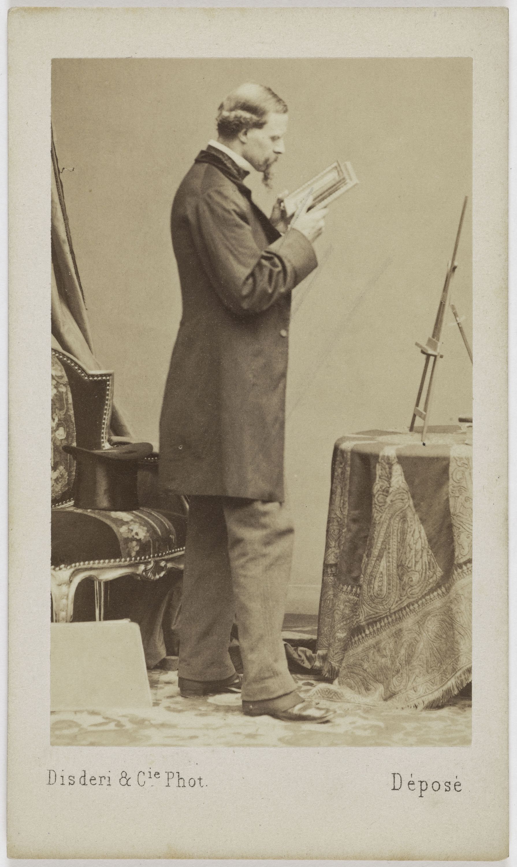 Disderi & Cie, Portrait de Cham (Amédée de Noé dit, 1818-1879), (illustrateur et caricaturiste)