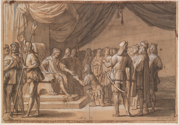 Gerard van Honthorst, Frode Fredegod hyldes af mange konger