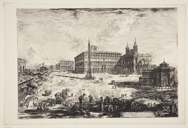 Giovanni Battista Piranesi, S. Giovanni in Laterano med foranliggende plads