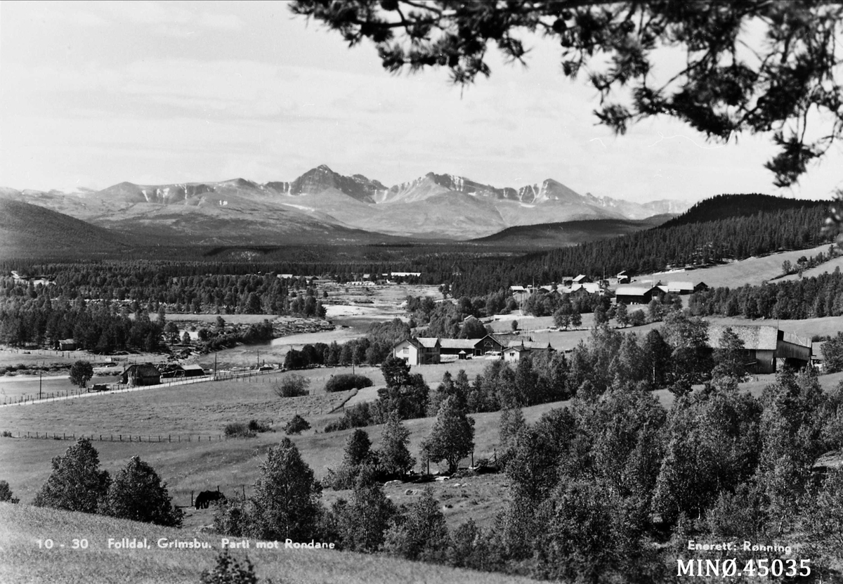 Melvin Rønning, Utsikt mot Rondane fra Folldal, Grimsbu