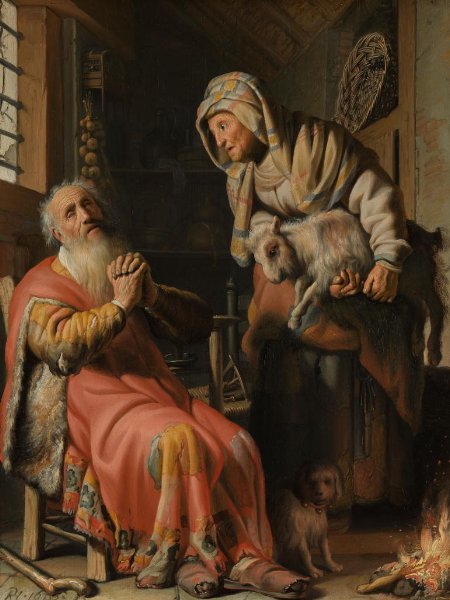 Rembrandt van Rijn, Tobit and Anna with the Kid