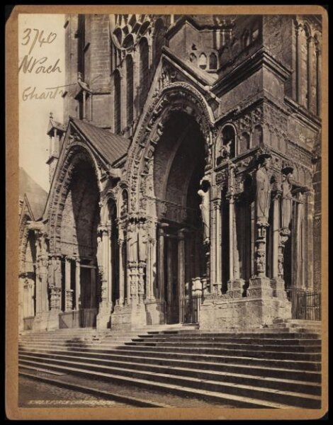 Francis Frith, N. Porch.  Chartres Cath'l