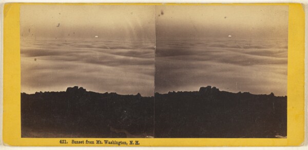Edward Bierstadt, Sunset from Mt. Washington, N.H.