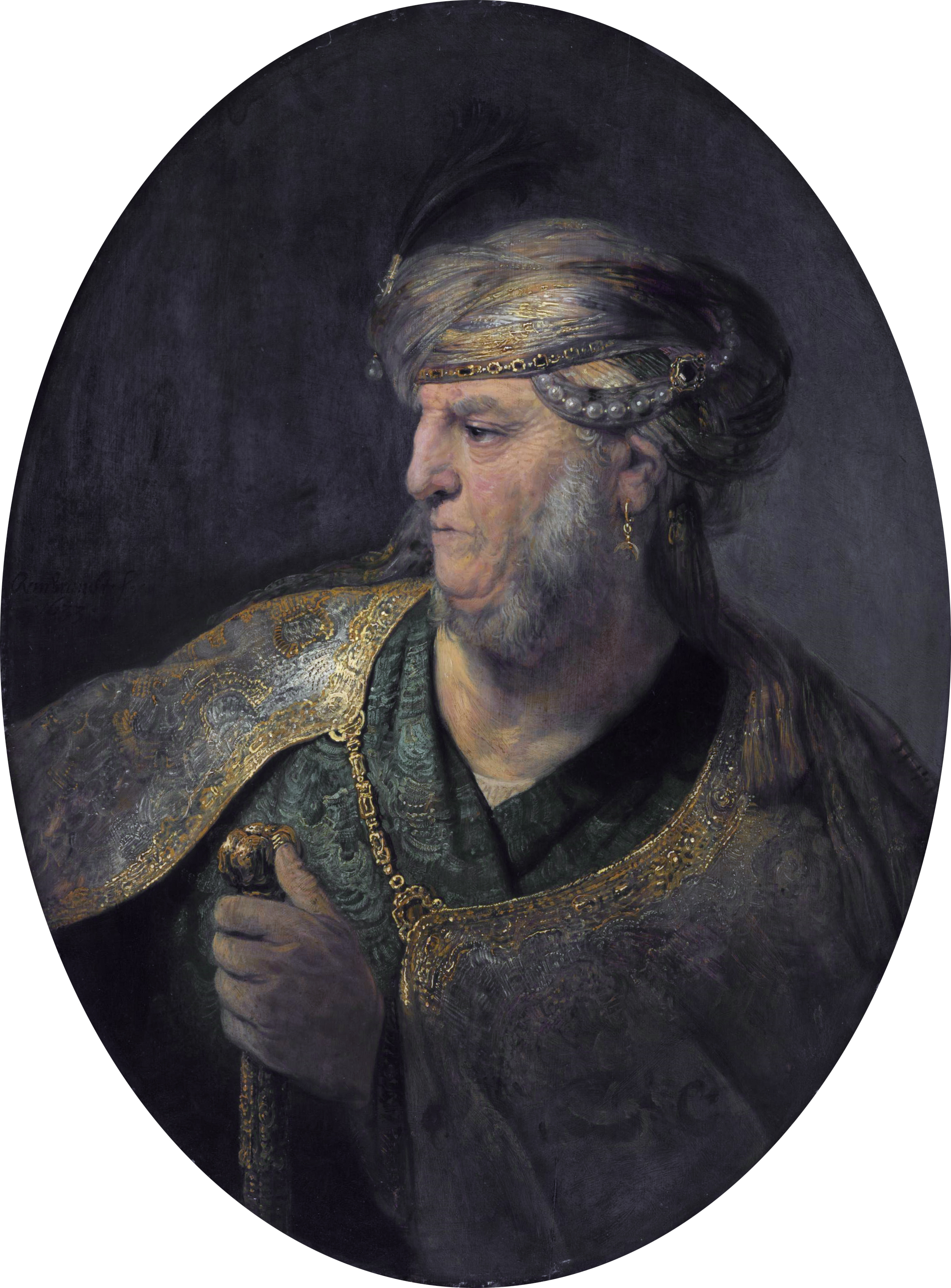 Rembrandt, Man in Oriental Dress