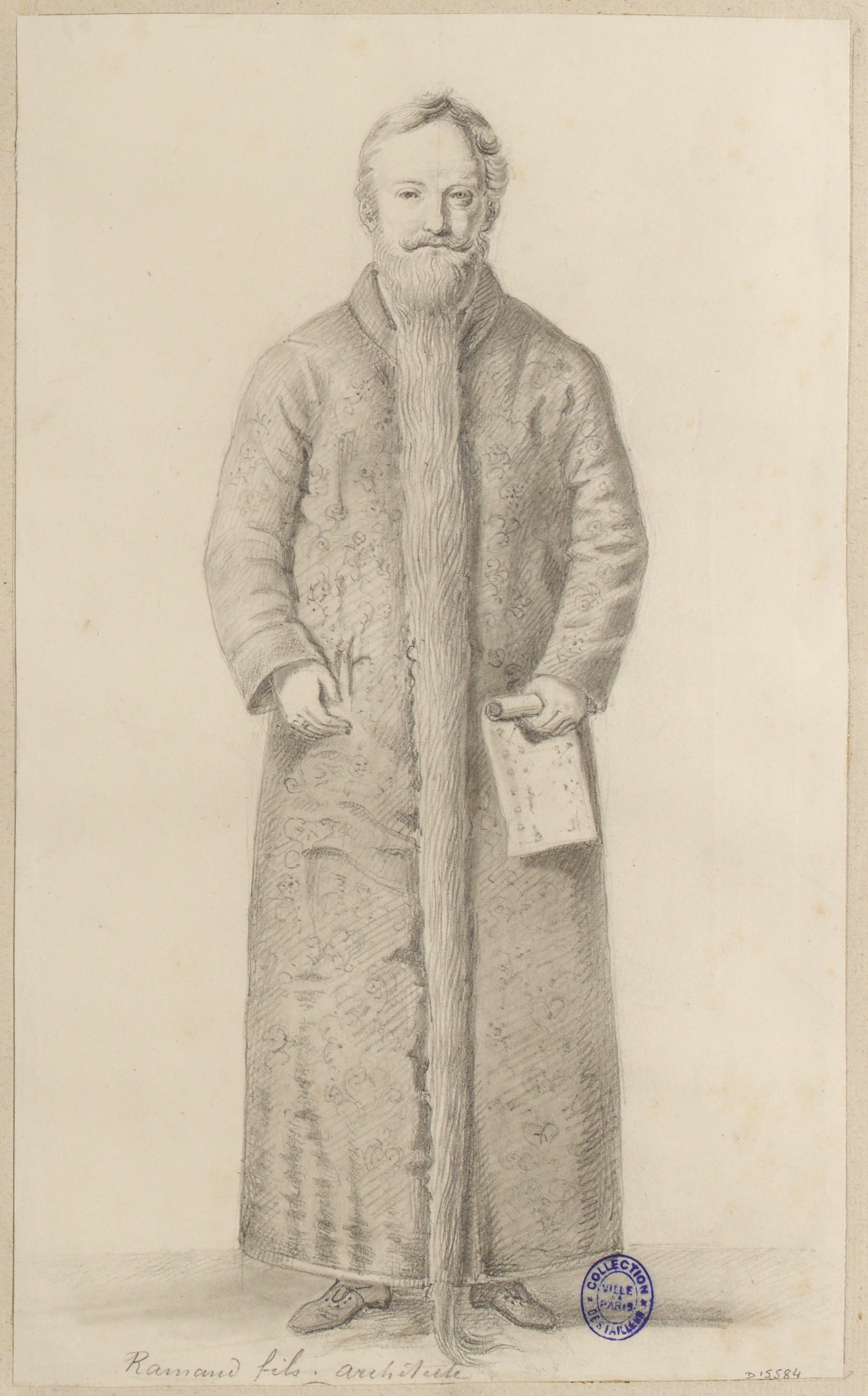 Anonyme, Portrait de l'architecte Ramand, fils