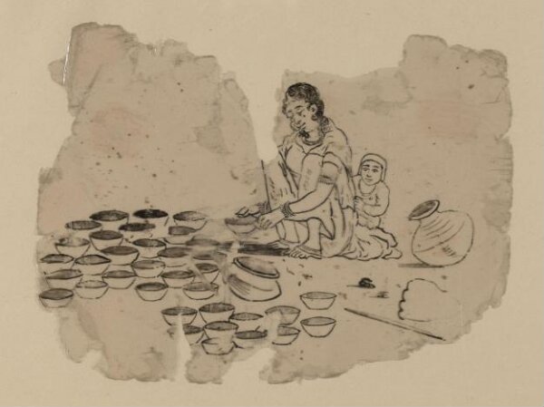 Unknown, One of sixty-three paintings depicting occupations, festivals and ships.