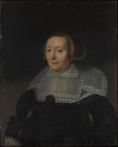 Michiel Jansz. van Mierevelt, Portrait of a Woman with a Lace Collar