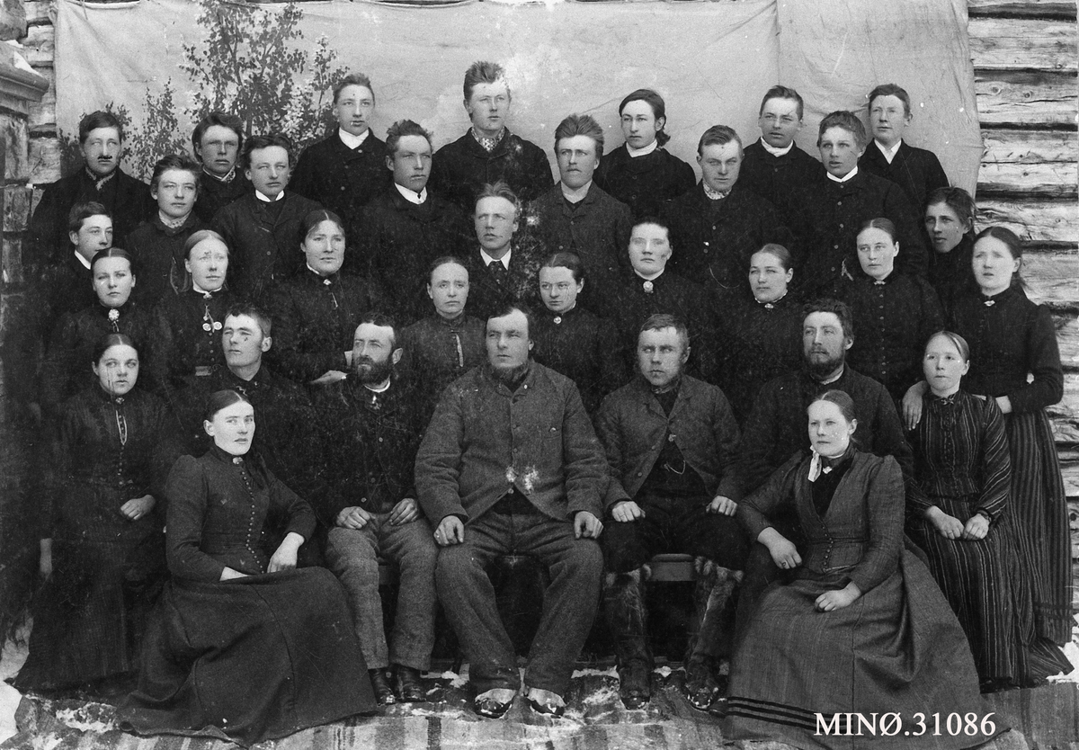 Ukjent, Medlemmer Dalsbygda ungdomslag ca. 1900
