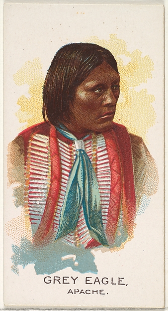 Allen & Ginter, Grey Eagle, Apache, from the American Indian Chiefs series (N2) for Allen & Ginter Cigarettes Brands