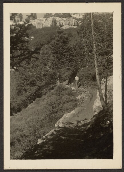 Louis Fleckenstein, [Figure on Path]