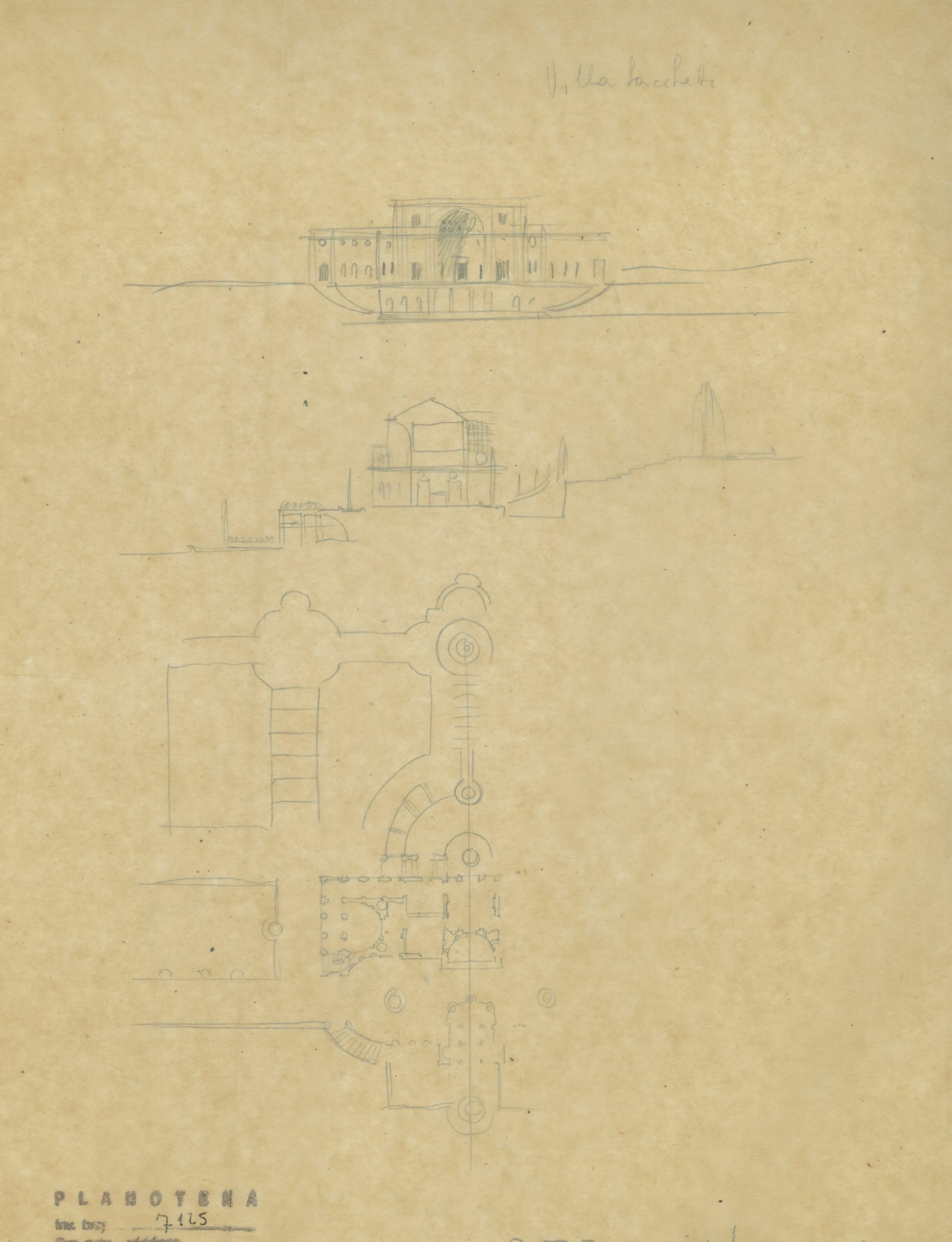 Viktor Kovačić, Rimske teme, studije Ville del Pigneto (Villa Sacchetti)