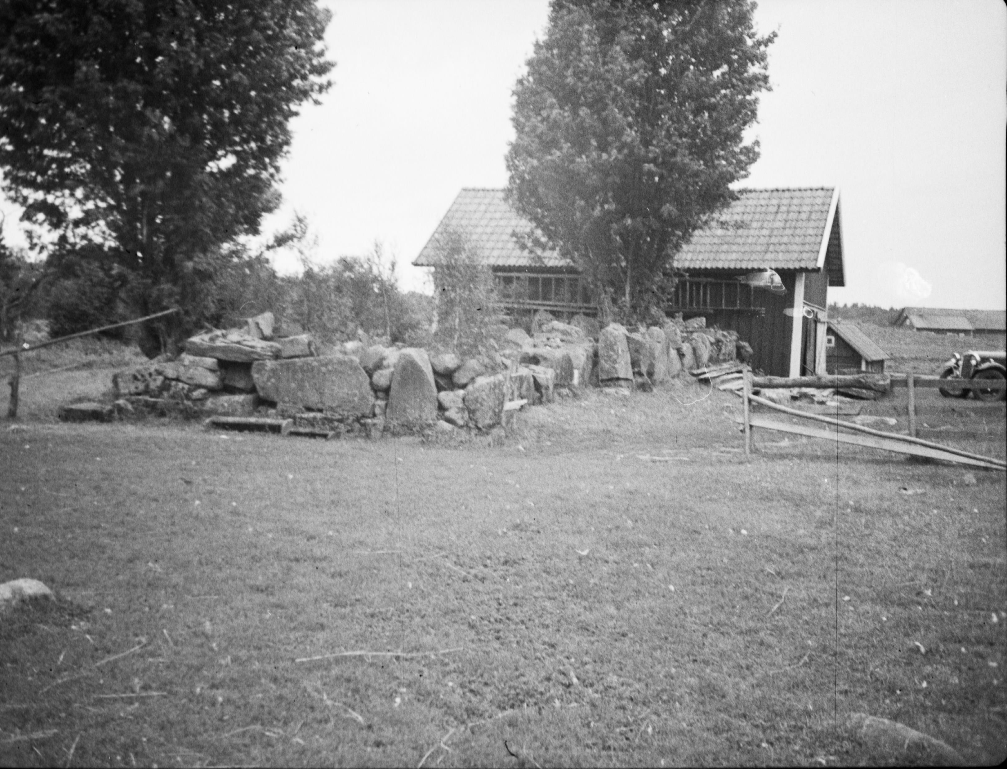 E. Lundberg, Börstig, Sandhems kyrkoruin (Mussla kyrkoruin)