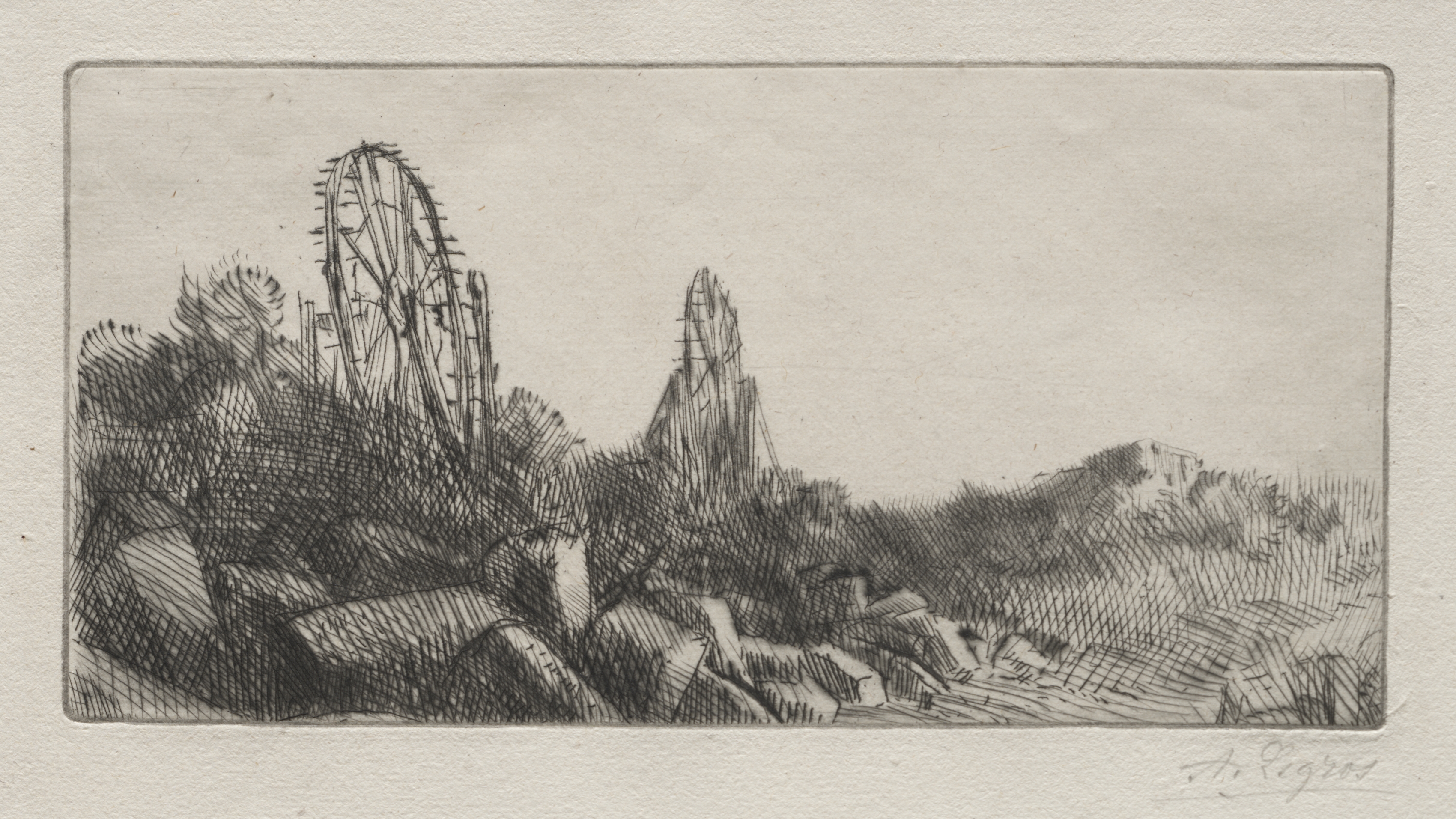 Alphonse Legros, The Old Stone Quarries of Montrouge