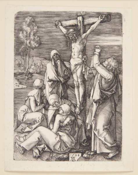Albrecht Dürer, Christus på korset, det større blad