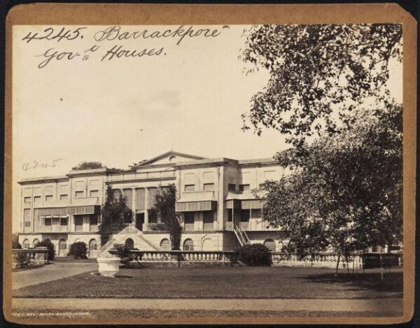 Francis Frith, Barrackpore  Gov't Houses