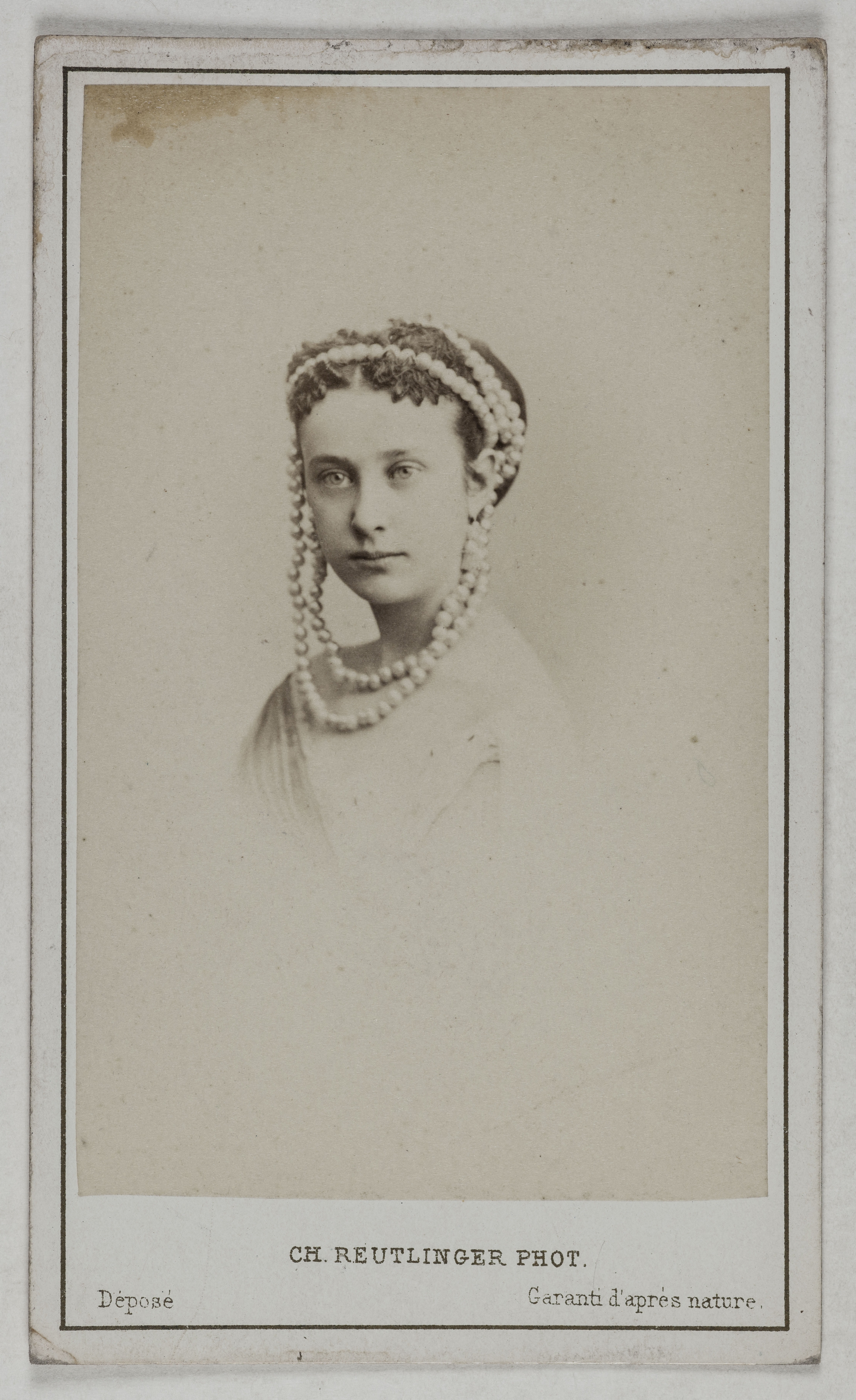 Charles Reutlinger, Portrait de Désirée, (actrice)