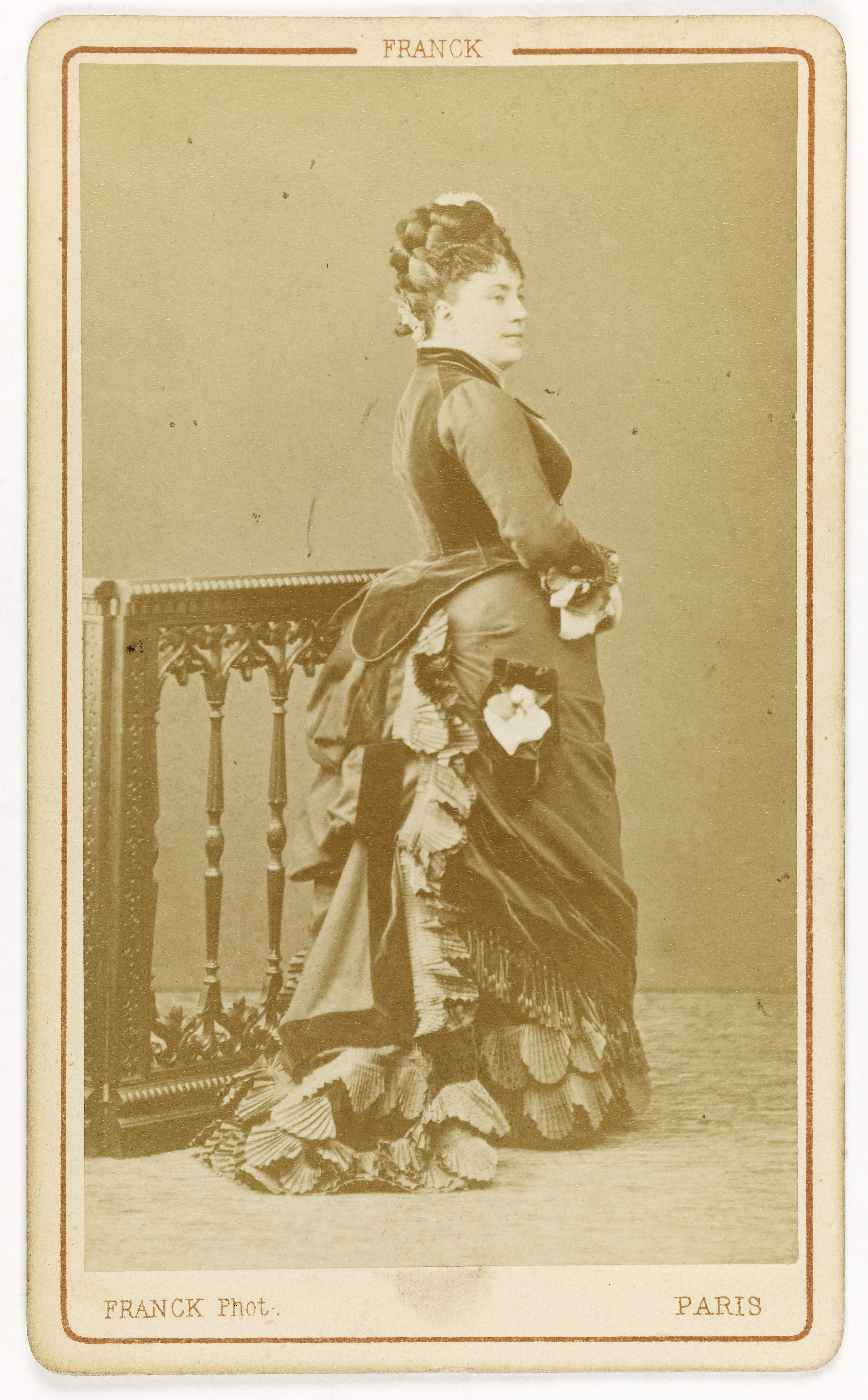 Franck, Portrait de Thérésa, (Emma Thérèse dite Valadon, épouse de Mr Guilloreau, 1837-1913), chanteuse comique.