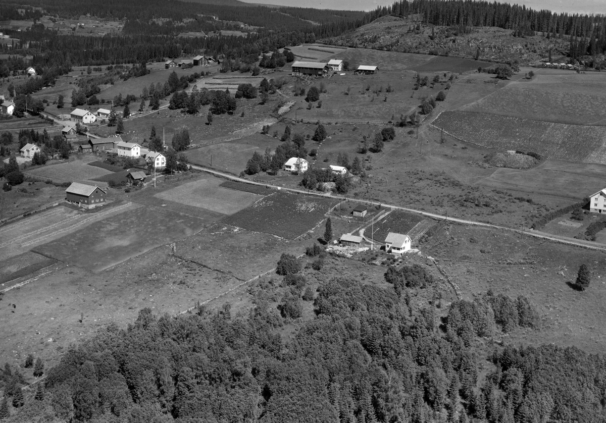 Widerøes Flyveselskap A/S, FLlyfoto av Berglund, Åsmarka, Ringsaker.