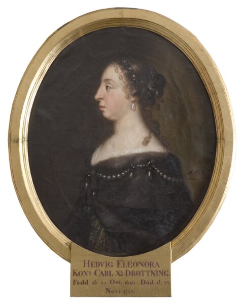 David Klöcker Ehrenstrahl (Attributed to), Hedvig Eleonora, 1636-1715, prinsessa av Holstein-Gottorp, drottning av Sverige