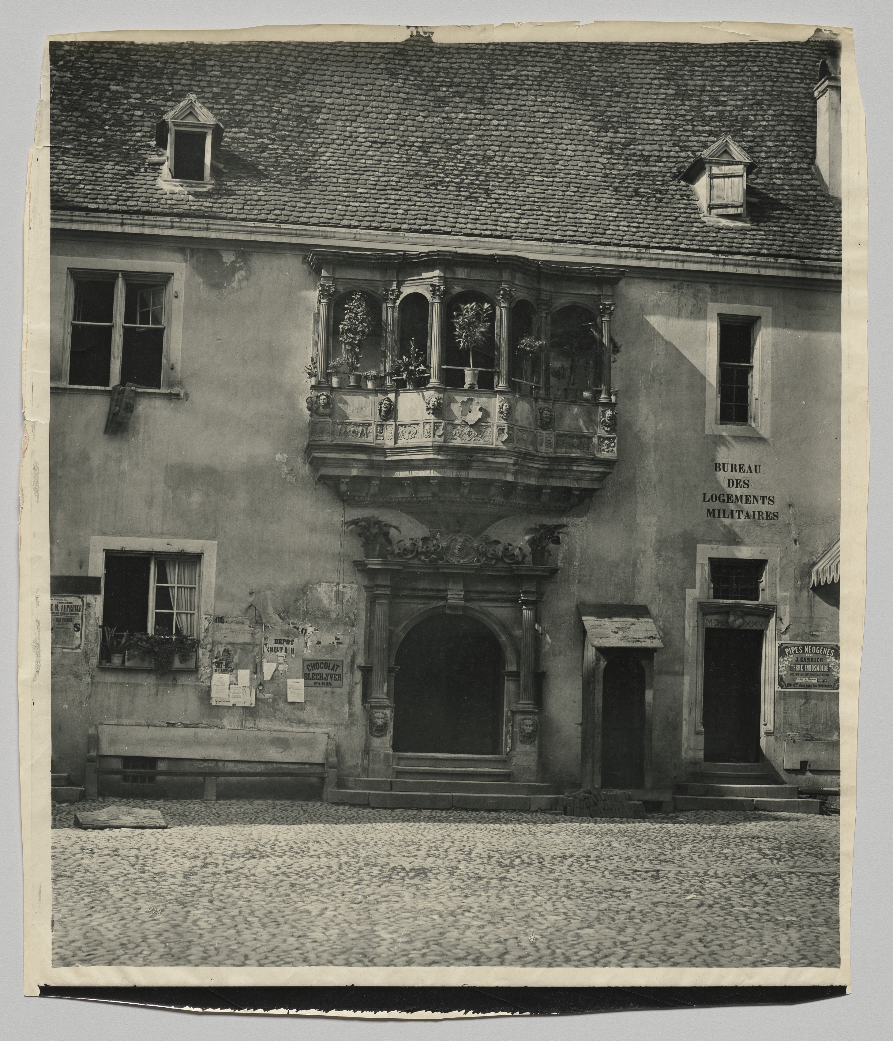 Adolphe Braun, Façade Alsacienne, Corps de Garde à Colmar