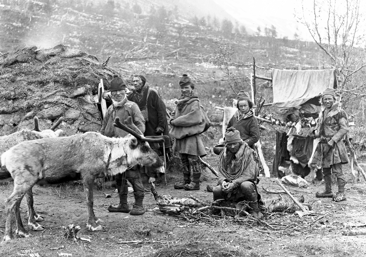 Axel Lindahl, "Prot: Fjeldlapper ved sin Gamme