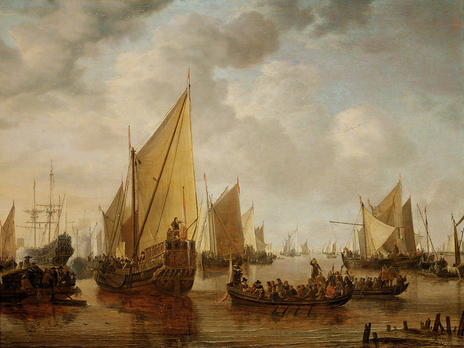 Simon de Vlieger, Visiting the Fleet